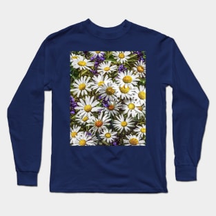 Daisies and Delphinium Long Sleeve T-Shirt